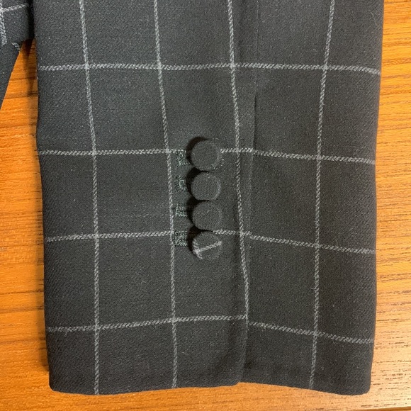 Giorgio Armani Black Checkered Blazer - Picture 13 of 14